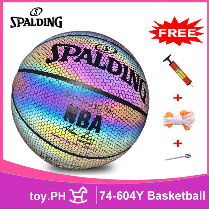 Pallacanestro Spalding Graffiti 7" - Giallo, Per Adulti E Unisex, Materiale Gomma
