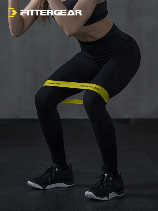 welstore-fittergear-mini-brands-แถบยางยืดแรงต้านสำหรับออกกำลังกาย-ฝึกความแข็งแรง-ยางต้านแรง-ยางยืดพิลาทิส