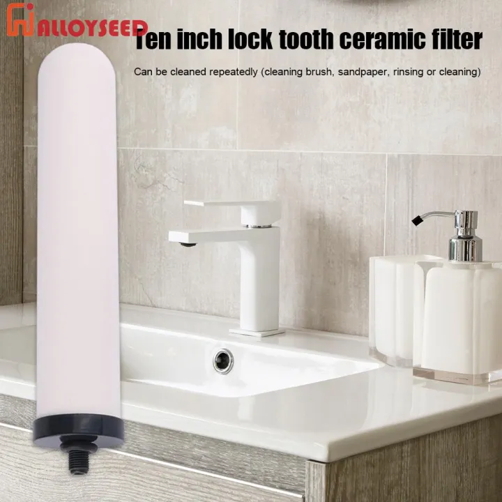 10 inch Ceramic Water Filter Candle Activated Carbon Tap Water Remove