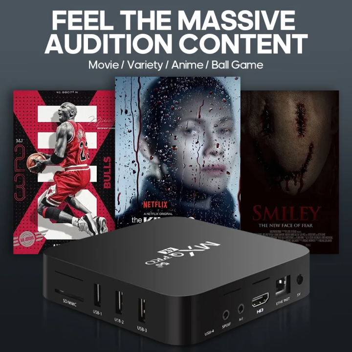 2023 Latest MXQ PRO 4K HD 5G Smart TV BOX Android Box 10.1 Ultra HD