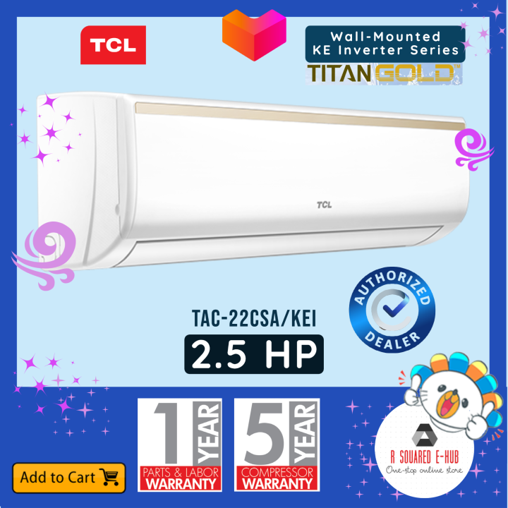 TCL Split Type Wall Mounted Air Conditioner KESeries Inverter Anti