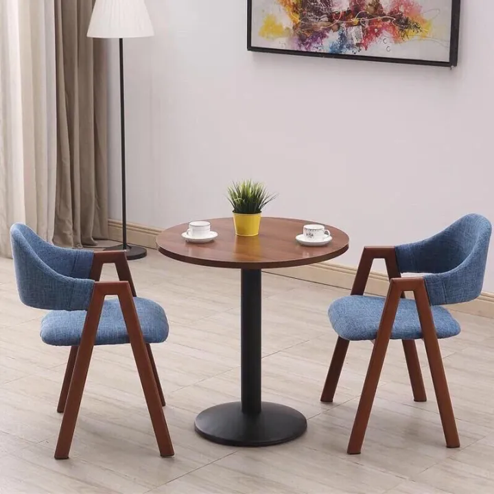 small round desk table