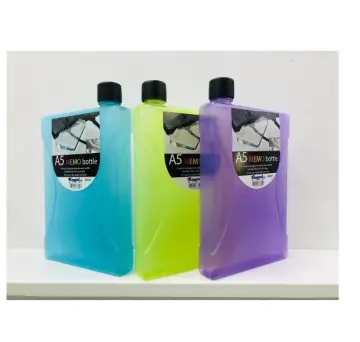 1PCS 350ml/420ml Notebook Pad A5/A6 Bottle: Portable Flat