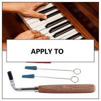 ✳✟❁ Piano Tuning Tuner Mute Kit Man-carried L-shape Wood Rubber Metal Hammer Maintenance Accessory Keyboards Tool Set