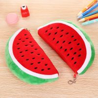 【CC】✆  watermelon plush Kawaii Pencilcase School Supplies Pencils Stationery