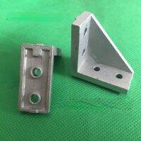 20pcs/lot 2040 corner fitting angle aluminum 38x38 L connector bracket fastener match use 2040 industrial aluminum profile