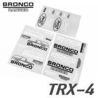 Transparent Waterproof Body Sticker For 1:10 Rc Car TRX-4 Ford Bronco Car Shell