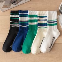 【jw】◈▬  Men Socks Fashion Korea Street Hip Hop Skateboard Cotton Breathable Calceines