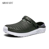 【cw】 Beach Sandals Ladies Clogs Men Flat Anti-Slip Flip Flops for ！