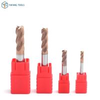 HRC55 มุมรัศมี End Mill CNC R Bullnose Milling Cutter ทังสเตนคาร์ไบด์เหล็กโลหะผสม Router Bit 4 Flutes