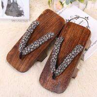 2023 Korean Woman Paulownia Wooden Japanese Traditional Geta Clogs Man 2022 Ninja Cosplay Shoes Flip Flops Outdoor Sandals