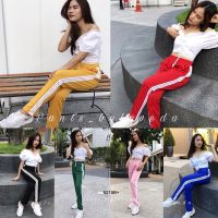 GN6215  *รบกวนสอบถามก่อนสั่งซื้อจ้า*  กางเกงวอม แถบข้าง3เส้น sweatpants