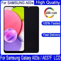 6.5 "ต้นฉบับสำหรับ Galaxy A03s A037F ชิ้นส่วนจอสัมผัสแอลซีดีของเครื่องแปลงดิจิทัล A037FD A037M พร้อมกรอบสำหรับ A03s