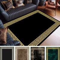 Car For Living Room Modern Luxury Black White Yellow Gold Geometric Lounge Hallway Bedroom Rug House Corridors Floor Door Mat