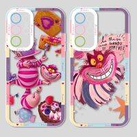 Disney อลิซเชสเชียร์แมว,Samsung S23 S21 S20 Pro FE A52 A23พิเศษ A71เคสโทรศัพท์โปร่งใสตานางฟ้า