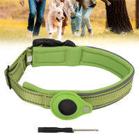 Pet Tracker Collar วัสดุไนลอน Airtag Dog Collar สำหรับสัตว์เลี้ยง