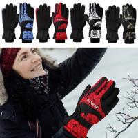 Motorcycle Gloves Winter Warm Gloves Windproof Slip Resistant Waterproof Winter Riding Gloves For Fitness Running Cycling effective