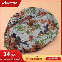 MOVTOTOP Rucksack กลางแจ้ง Rain Cover กระเป๋าเป้สะพายหลังกันน้ำกันโคลนสำหรับขี่เดินป่าตั้งแคมป์ (ลายพราง, 35 L)