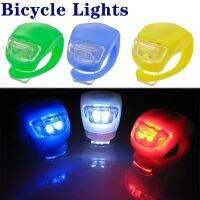 Silicone LED Bike Tail Light 3 Mode Waterproof Bicycle Rear Lights Clip Bike Front Lamps Outdoor Cycling Safety Warning Lamp