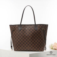 LV NEVERFULL MM EBENE DAMIER CANVAS GHW