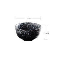 Japanese Style Ceramic Household Rice Bowl Salad Breakfast Soup Bowl Creative Sushi Noodle Bowl Restaurant Kitchen Tableware