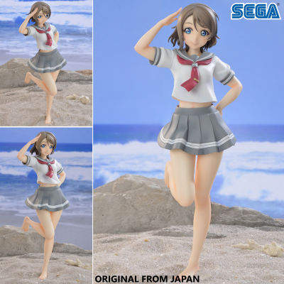 Figure ฟิกเกอร์ งานแท้ 100% Sega จาก Love Live Sunshine เลิฟไลฟ์ ซันไชน์ ปฏิบัติการล่าฝันสคูลไอดอล You Watanabe ยู วาตานาเบะ ชุดนักเรียน Ver Original from Japan Anime อนิเมะ การ์ตูน มังงะ คอลเลกชัน ของขวัญ Gift New Collection Doll ตุ๊กตา manga Model โมเดล