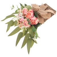 【LZ】✻✈❂  Porta De Cesta De Flor Artificial Pendurado Plantas Falsas Simulação Decoração De Flores Decoração De Quinta Mesa De Guirlanda Floral