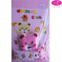 Banrakdek ที่นอนฟองน้ำยี่ห้อ Baby Club ผ้า TC สีชมพู