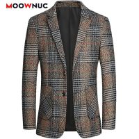 ZZOOI Spring Casual Blazers for Men 2022 Suits Fashion New Coats Solid Wedding Autumn Brand MOOWNUC Bridegrooms Costume  Prom Party