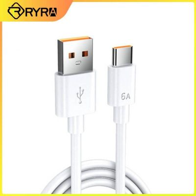 6A USB Type C Cable Wire For Samsung S10 S20 Mi 11 Mobile Phone Fast Charging USB C Cable Type-C Charger Micro USB Cables Wall Chargers