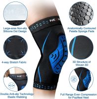 NEENCA Knee ce Compression Knee Sleeves Support with Pala Sponge Pad Sports Knee Pads for Knee Pain Running Joint Pain