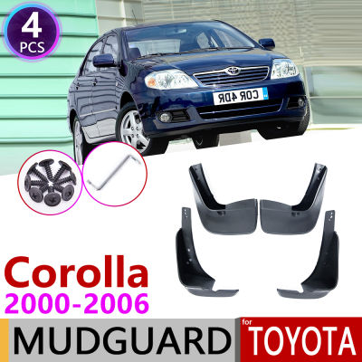 for Toyota Corolla E120 E130 2000~2006 Mudflap Fender Mudguard Mud Flaps Guard Splash Flap Accessories 2001 2002 2003 2004 2005