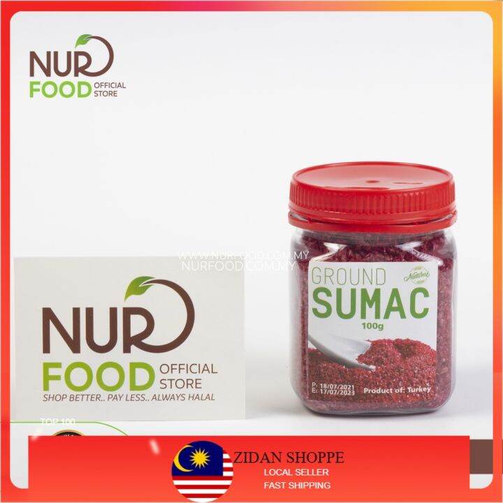AUTHENTIC Fresh Ground Sumac from turkey 100g Lazada