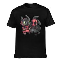 Novelty Tshirts Deapool Stitch Toothless Funny Pattern Printed Tee