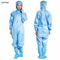 SUC 1-Piece Isolation Suit Hooded Dust Free Work Clothes Coveralls Men Women Laboratory