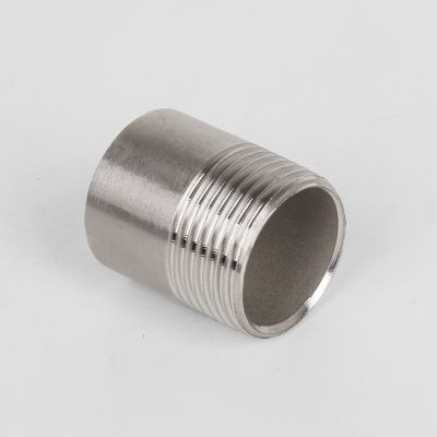 【YF】☎✾  1/4  3/8  1/2  3/4  1  to 2  BSPT Male x Butt Weld Nipple 304 Pipe Fitting Gas