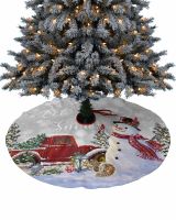 【YP】 Truck Skirt Xmas Decorations for Supplies Round Skirts Base Cover