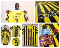 ใหม่ๆๆ เสื้อฟุตบอล Al ITTIHAD Home 2023/2024 เกรดแฟนบอล ผ้านุ่ม ใส่สบาย