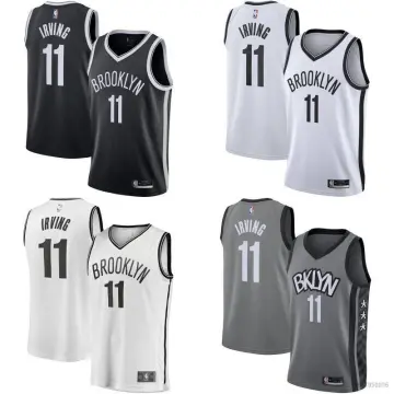 Buy the Nike Brooklyn Nets NBA #11 Irving Bed-Stuy Whie Jersey Size XL