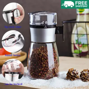 1PC Glass Kitchen Pepper Spice Shaker Salt Seasoning Can Cruet