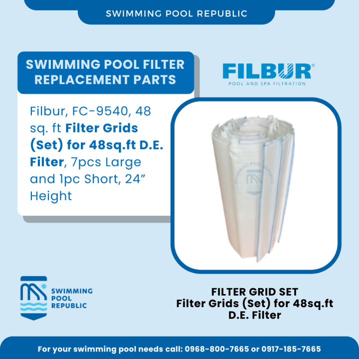 SWIMMING POOL FILTER REPLACEMENT PARTS, Filbur, FC9540, 48 sq.ft