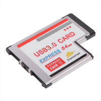 54Mm Converter Express Card แล็ปท็อปโน้ตบุ๊ค NEC ชิปเซ็ต Dual 2 USB 3.0 Adap