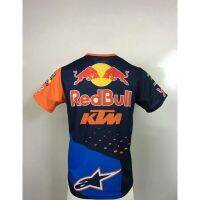 กระทิงแดง Red Bul การขี่ เสื้อยืด MOTOGP การขี่ แขนสั้น KTM แห้งเร็ว เสื้อผ้าบุรุษแข่งรถ เสื้อยืด