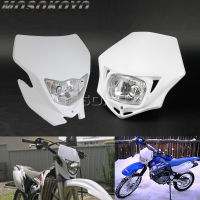 หลอดไฟไฟหน้าไฟหน้าสำหรับ Yamaha WR250F WR250R WR450F YZ250F YZ450 YZ TTR WR FX MX Enduro Dirt Bike รถจักรยานยนต์ไฟหน้าโคมไฟ