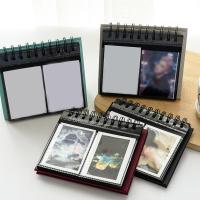 Desk Calendar Photocard Holder 3 Inch Instax Mini Photo Album 68 Pocket Storage Collect Book Photocards Holders Cards Protectors