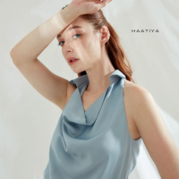 HAATIYA Flora Top เสื้อแขนกุด มีปก