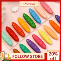 N73VHRHM 12/24/36 Colors ไม่สกปรกมือ ดินสอสีพลาสติก พลาสติกทำจากพลาสติก ล้างทำความสะอาดได้ สีเทียนสี สร้างสรรค์และสร้างสรรค์ สามารถลบได้ ภาพวาดสีน้ำมันติด ทารกทารกแรกเกิด