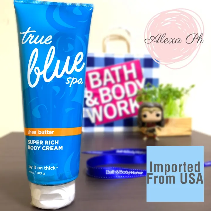 Bath And Body Works True Blue Spa Shea Butter Super Rich Body Cream