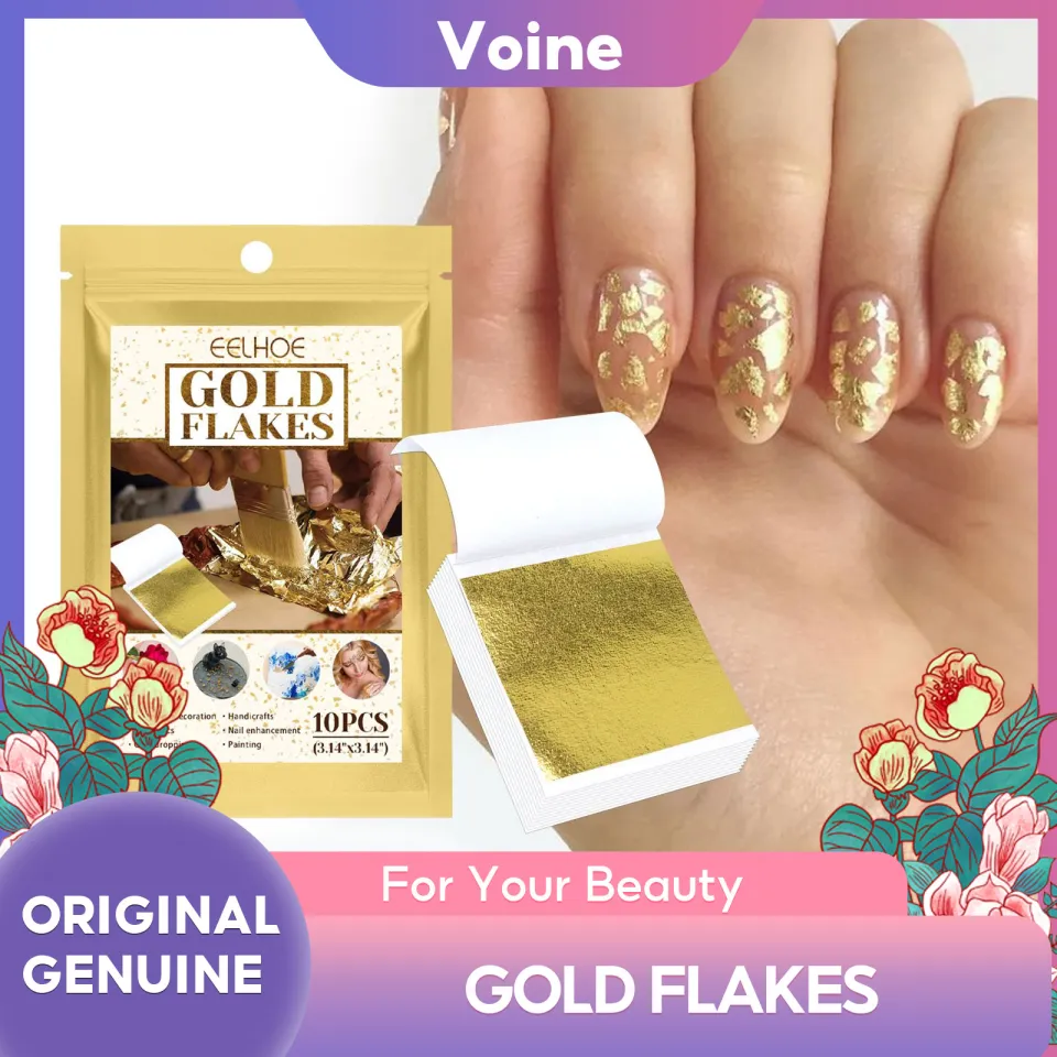 Gold Flakes Gold Foil Gold Foil Flakes Gold Leaf Multipurpose