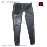 สืบราชการลับ♂☄เลกกิ้ง Gsgw Calça De Látex เซ็กซี่ Virilha Aberta Borracha Preto Tamanhos Grandes Xxxl